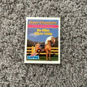 Vintage Grand Champions Model Horse Blue Ribbon Collector Catalog
